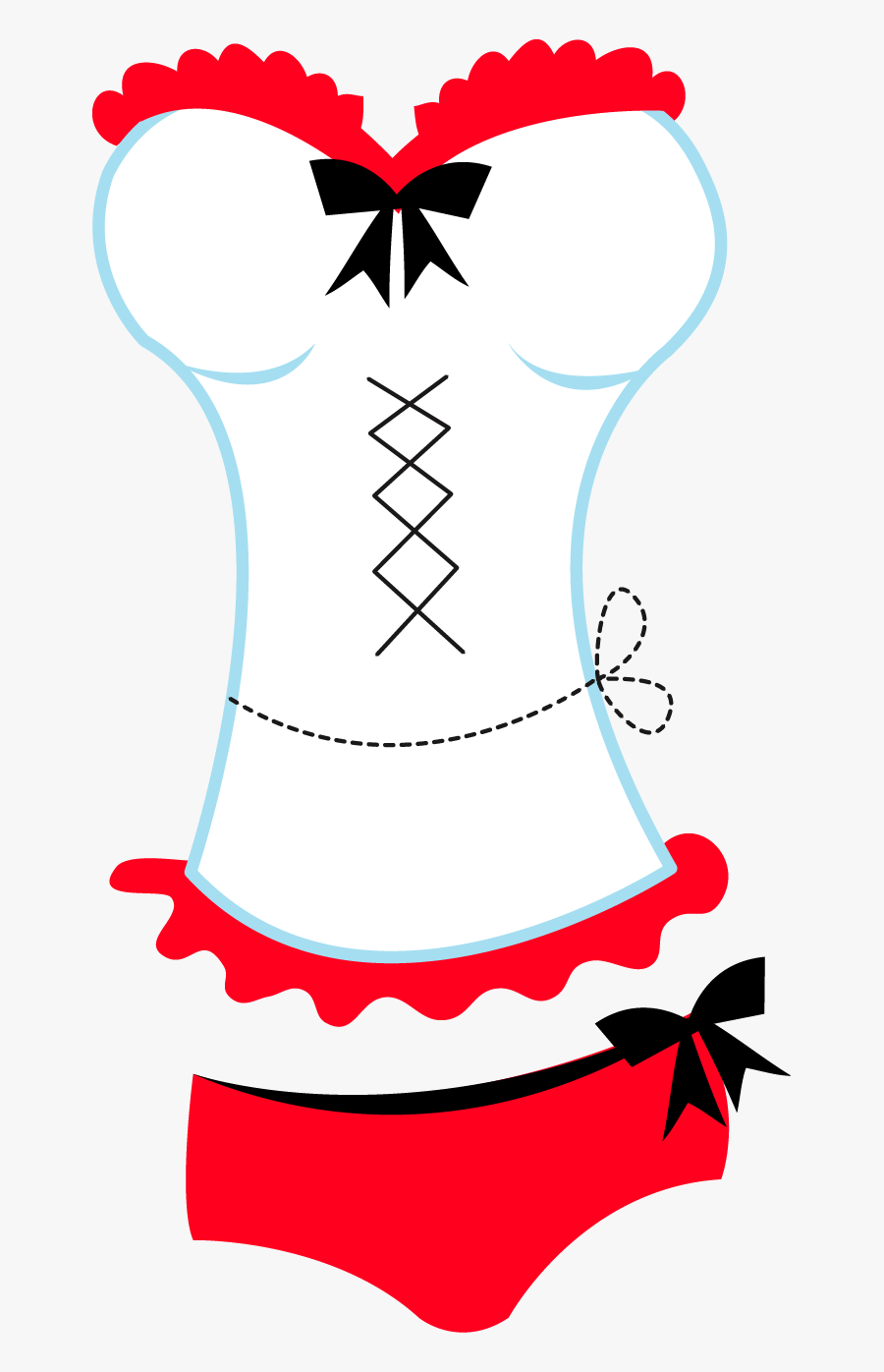 Lingerie Clipart Clothesline Clipart - Lingerie Cartoon, Transparent Clipart