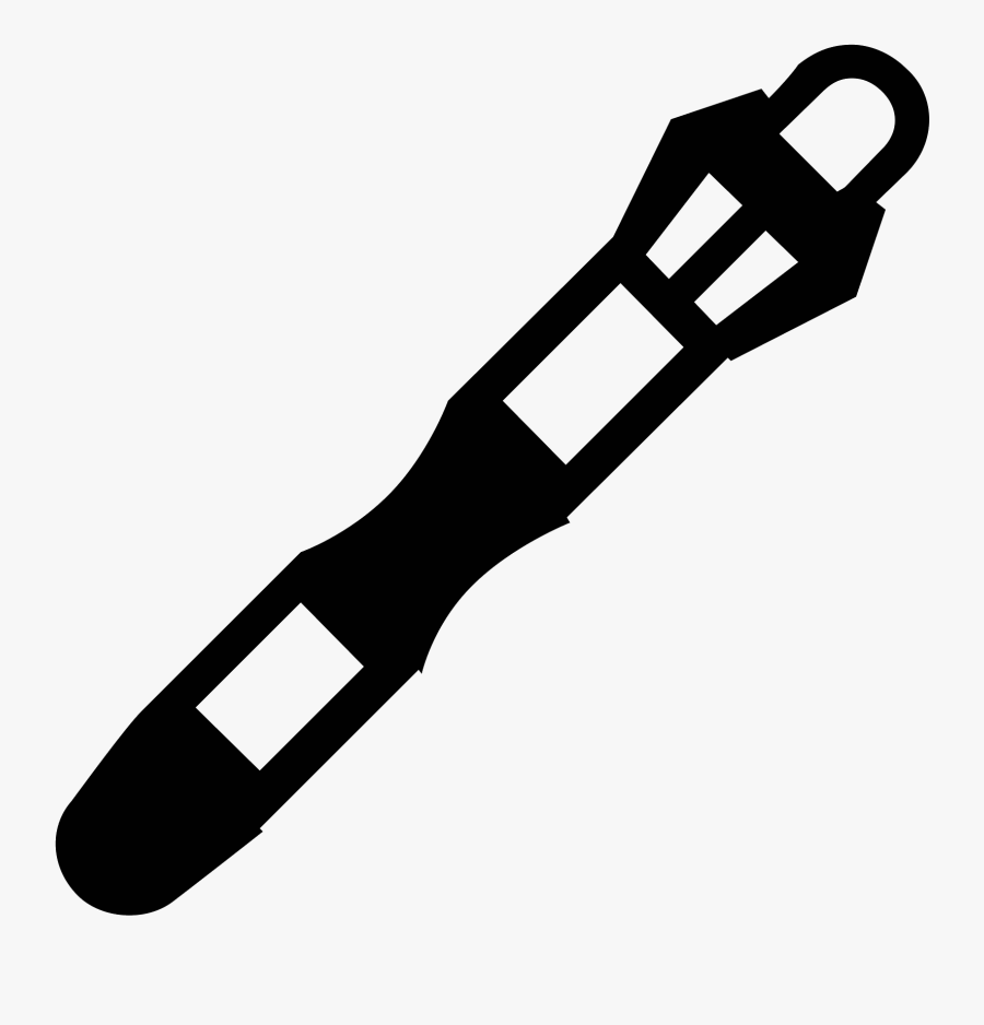 Sonic Ninth Doctor Eleventh - Sonic Screwdriver Clipart Transparent, Transparent Clipart