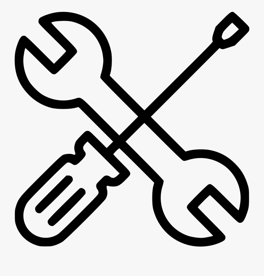 Spanners Tool Screwdriver Pipe Wrench Clip Art - Wreck Icon, Transparent Clipart