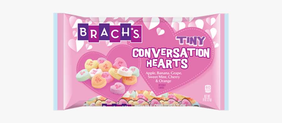 Brach's Tiny Conversation Hearts Candy, Transparent Clipart
