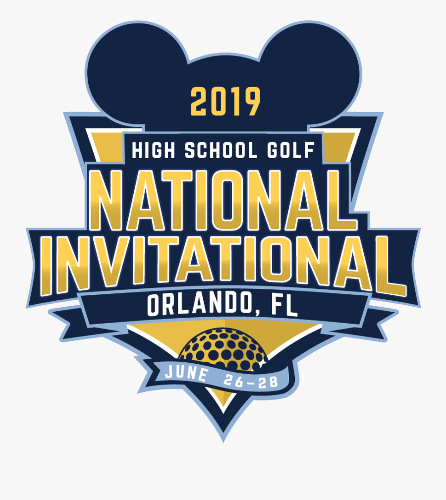 High School Golf National Invitational Logo - Illustration, Transparent Clipart