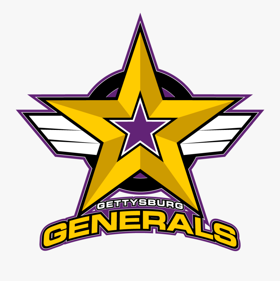 Gettysburg Elementary School Generals, Transparent Clipart