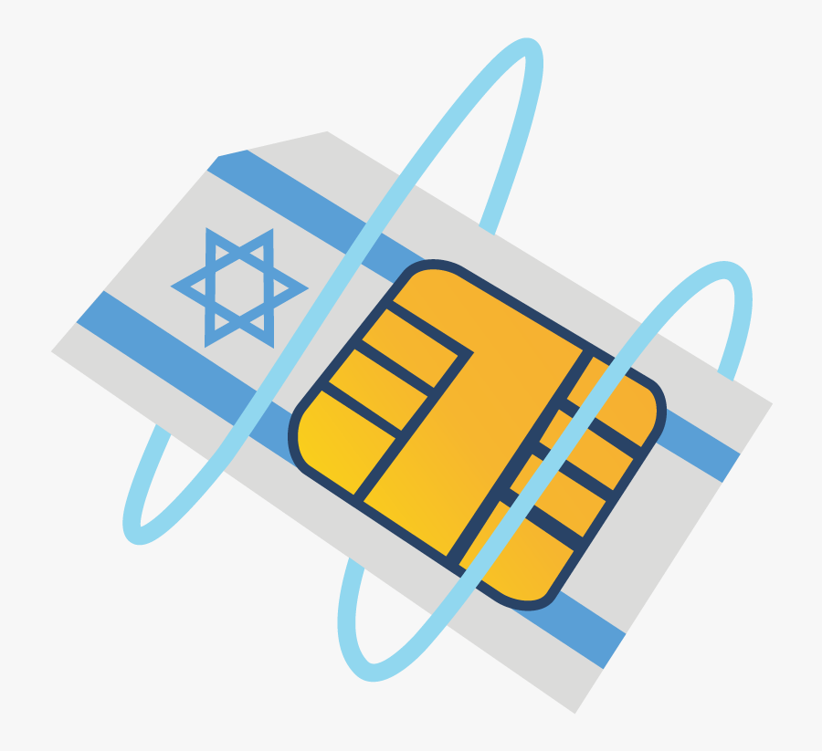 Sim Card Israel Png, Transparent Clipart