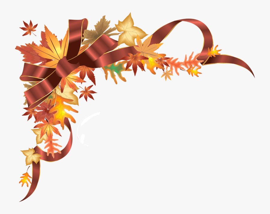 Thanksgiving Border Transparent Clipart