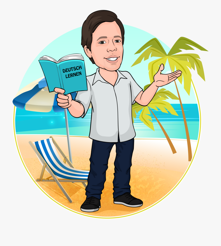 German Tutor Miami - Cartoon, Transparent Clipart