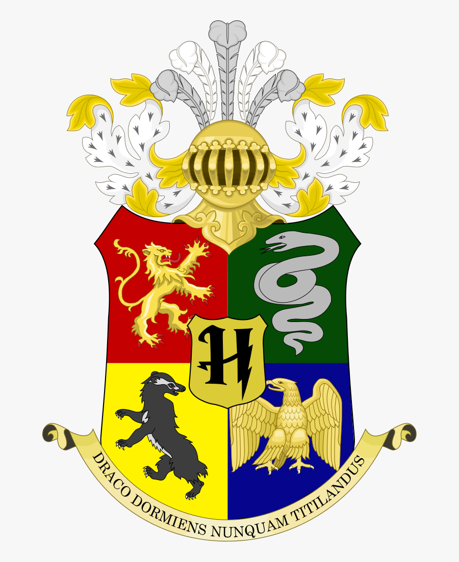 Coat Of Arms Hogwarts, Transparent Clipart
