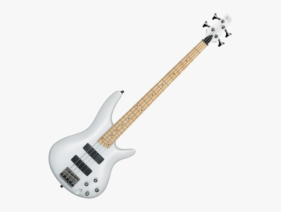 Bass Guitar Free Png Image - Ibanez Sr300 Pearl White, Transparent Clipart