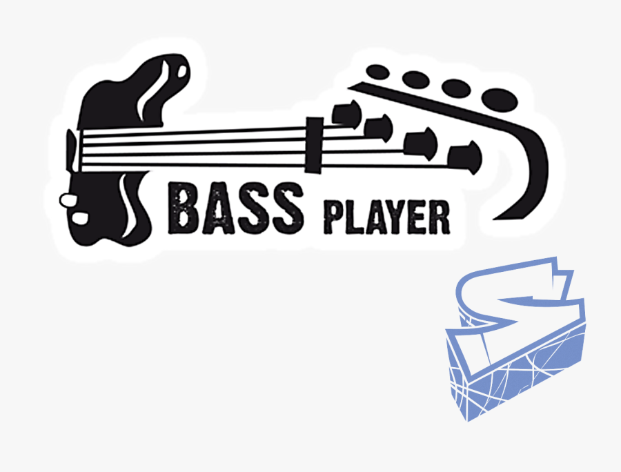 Guitar Bass Fender Precision T-shirt Bassist Clipart - Fender Bass Player Cartoon, Transparent Clipart