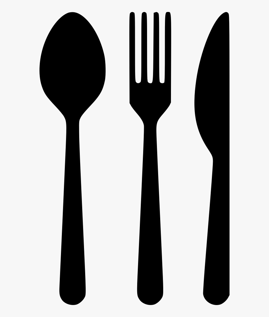 Transparent Spoon And Fork Icon Png, Transparent Clipart