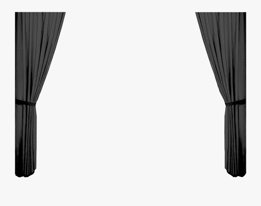 Curtain Black Png Clipart Curtain Window Light - Window Covering, Transparent Clipart