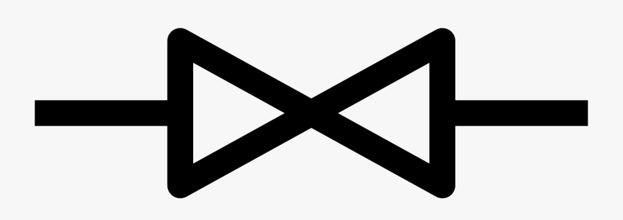 Transparent Plug Clipart - Gate Valve Symbol, Transparent Clipart