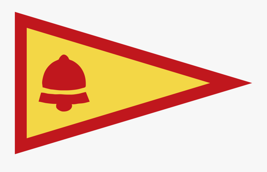 Mission Bay Yacht Club Burgee Flag, Transparent Clipart