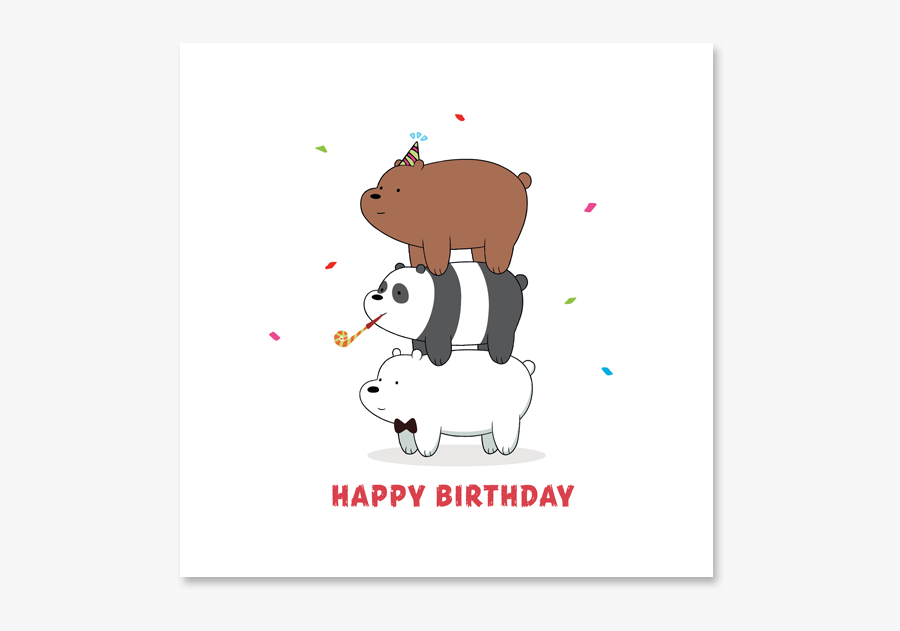 We Bare Bears Png, Transparent Clipart