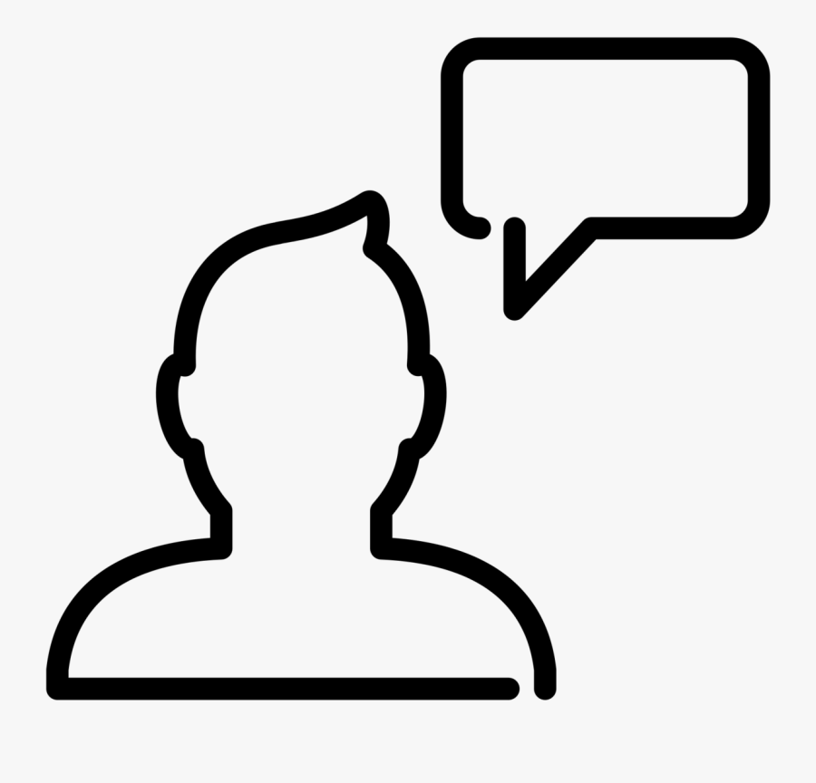 Feedback Icon Black And White, Transparent Clipart