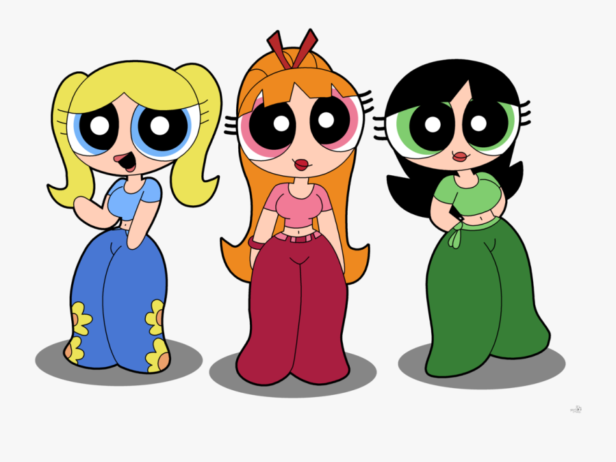 [request] Teen Powerpuff Girls By 3bros1mission - Power Puffs Girls Teens, Transparent Clipart