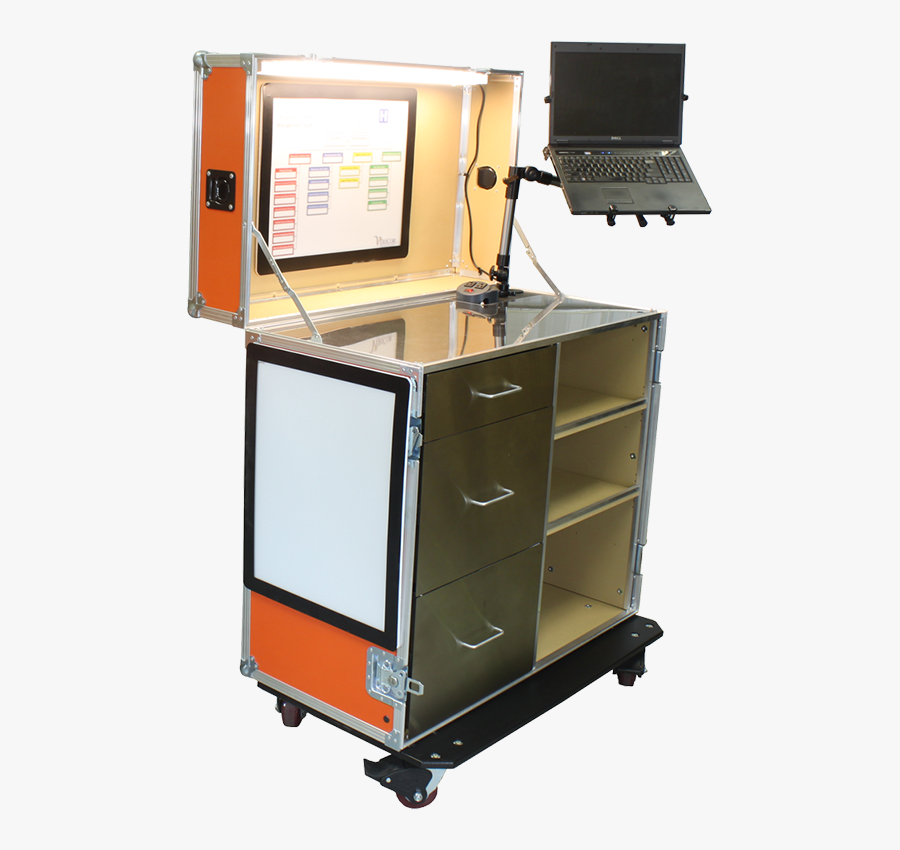 Hospital Incident Command Station On W Compluter - Computer Desk, Transparent Clipart