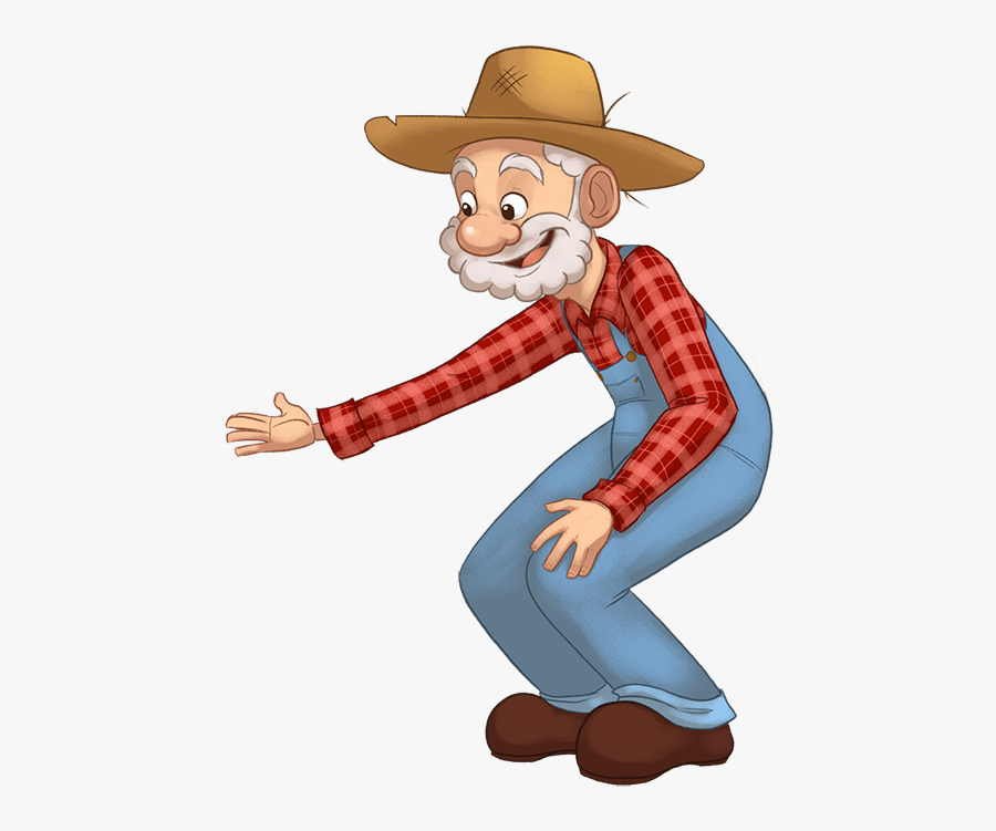 Old Macdonald - Farmer Clipart Old Macdonald, Transparent Clipart