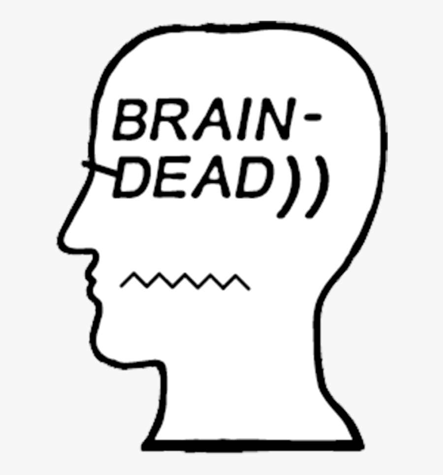 Death Clipart Deceased - Brain Dead Clothing Logo, Transparent Clipart