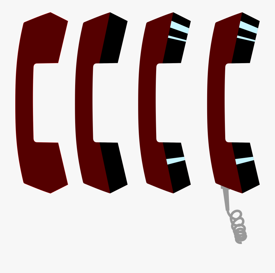 Angle,text,brand - Phone Handset Clip Art, Transparent Clipart