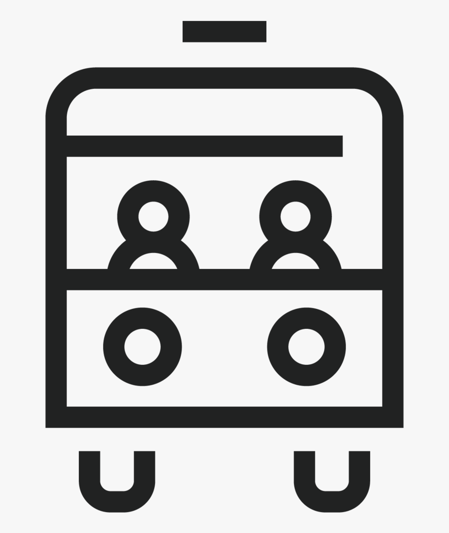 Cmp005 Icons On-demand Bus Black Clipart , Png Download - Circle, Transparent Clipart