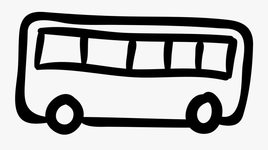 Transparent Clipart Buss - Bus Hand Drawn Png, Transparent Clipart