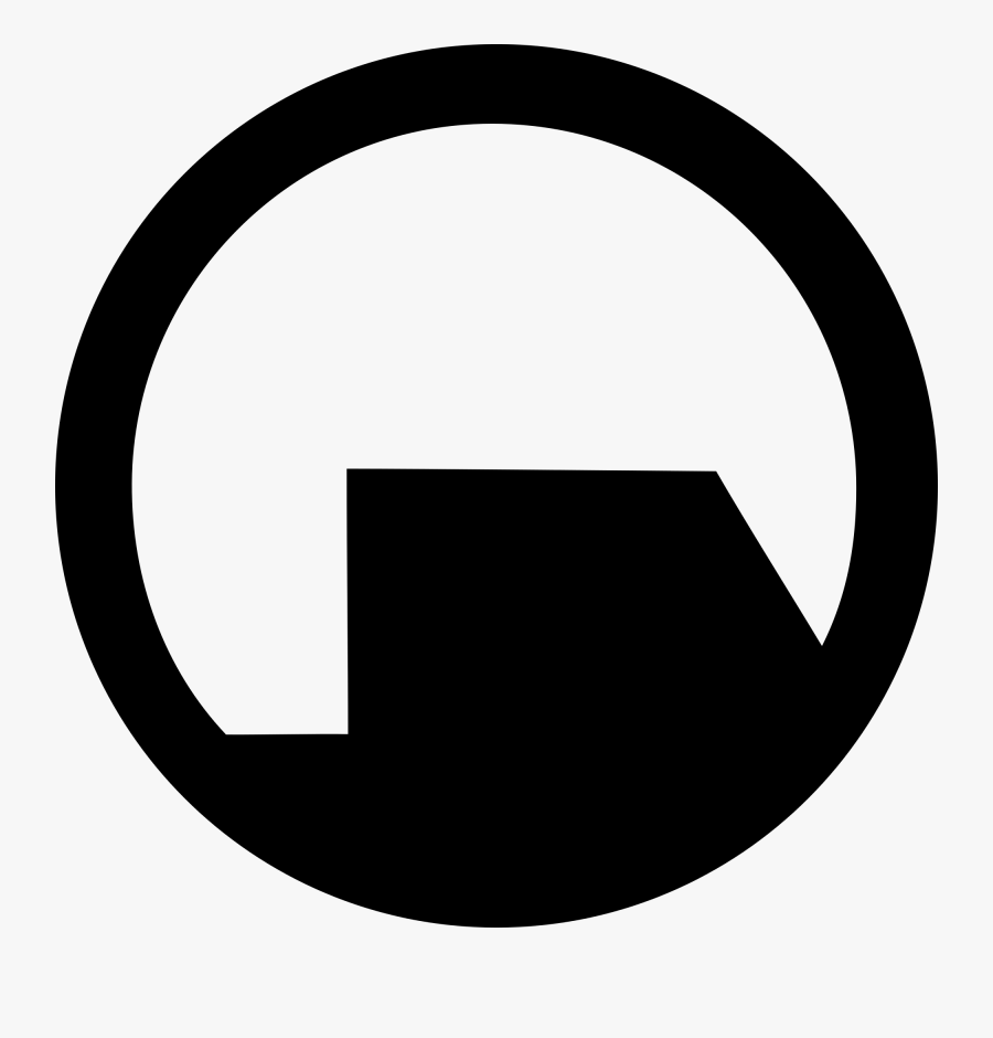 Mesa Cliparts - Black Mesa Research Facility Logo, Transparent Clipart