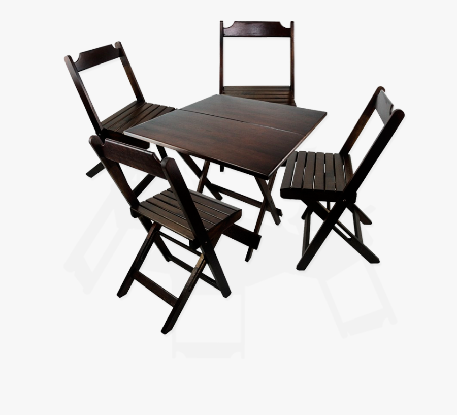 Clip Art Mesas Com Cadeiras - Jogo De Mesa De Madeira, Transparent Clipart