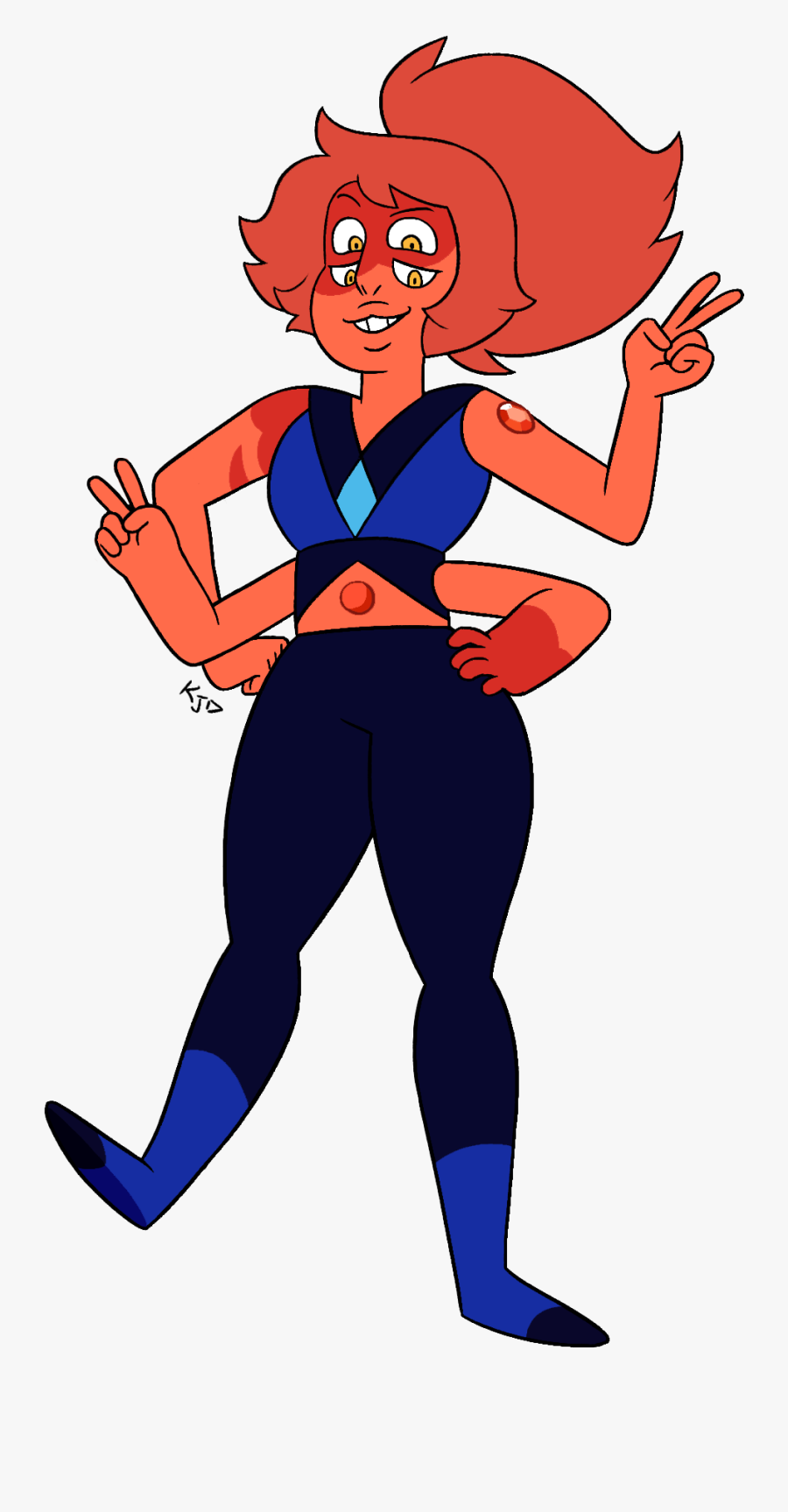 Steven Universe Skinny Jasper And Carnelian Fusion, Transparent Clipart