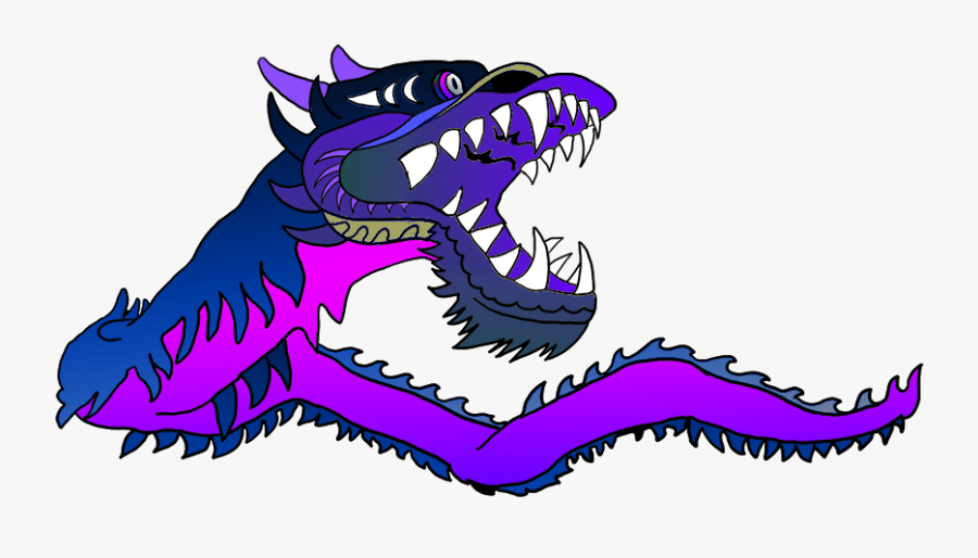 Purple Chinese Dragon - Chinese Dragon Gif Png, Transparent Clipart