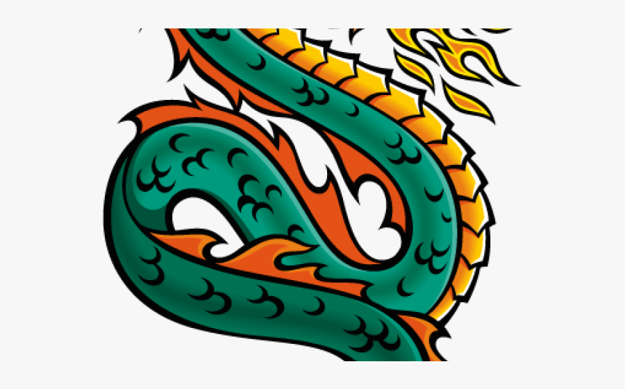 Color Chinese Dragon Drawing, Transparent Clipart