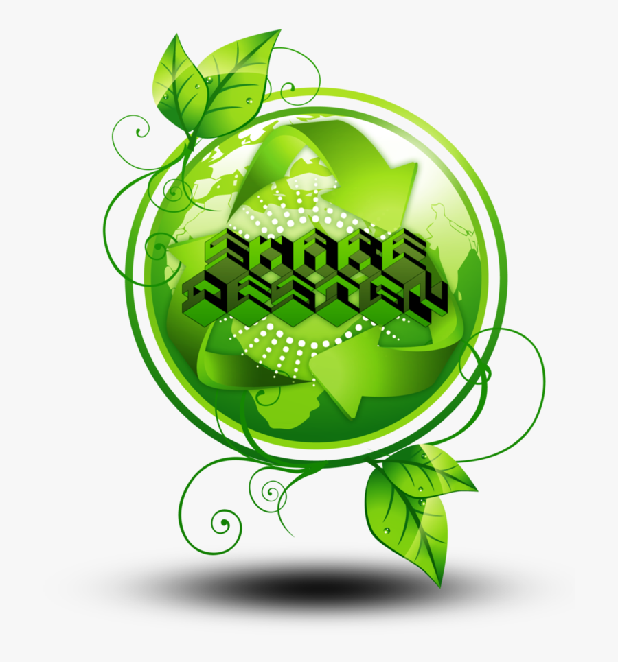Poster Go Green Save Earth - Design Logo Go Green, Transparent Clipart