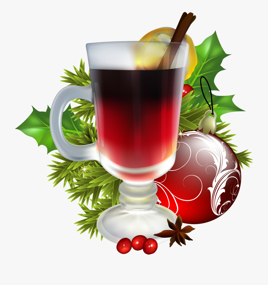 Christmas Decoration Png Transparent Image Vector Clipart - Christmas Juice Clipart, Transparent Clipart