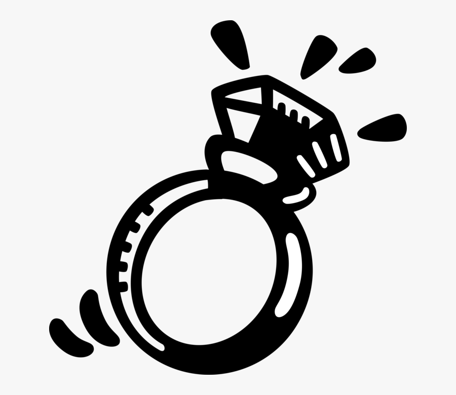 Transparent Wedding Ring Vector Png - Vector Graphics, Transparent Clipart