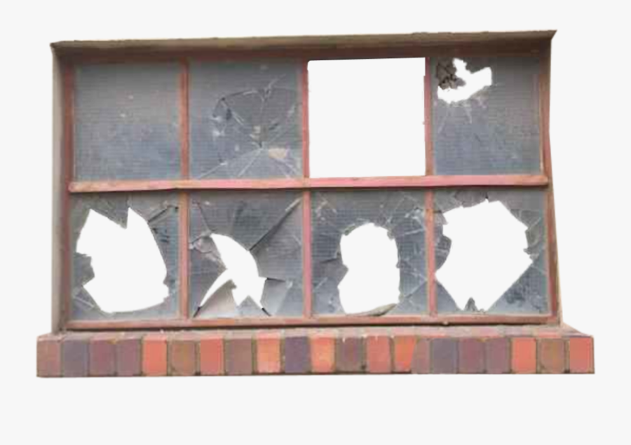 Broken Window, Transparent Clipart