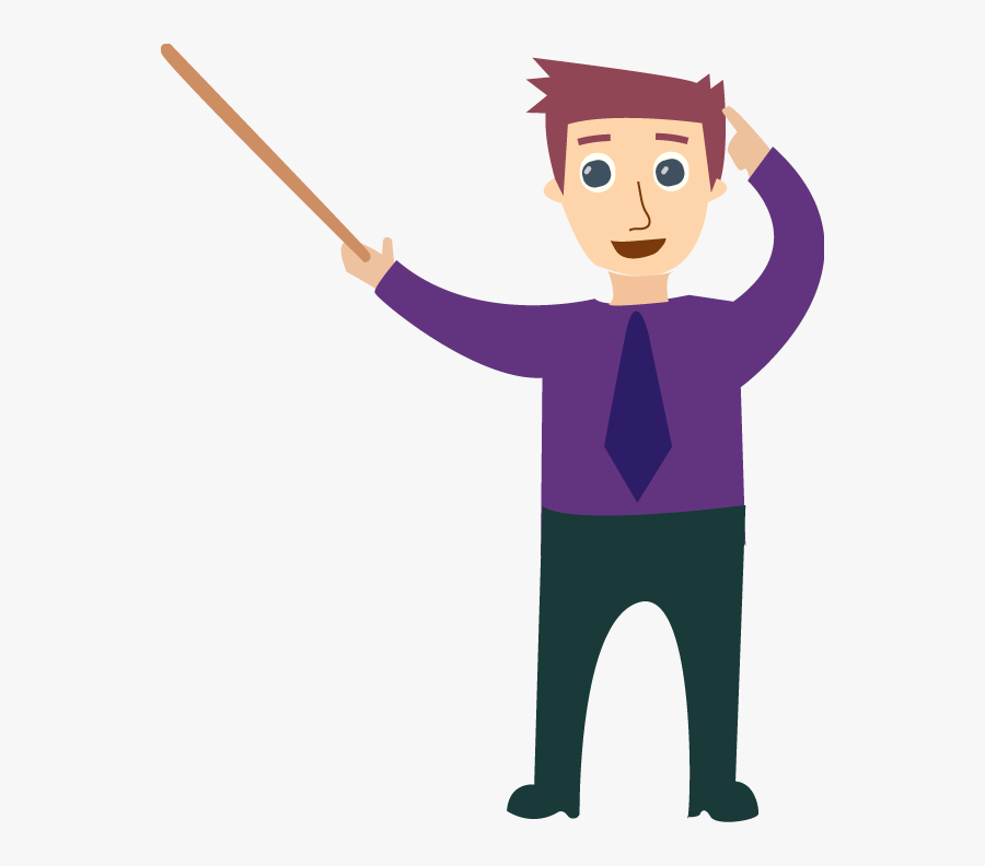 Transparent Teacher Cartoon Png - Cartoon, Transparent Clipart