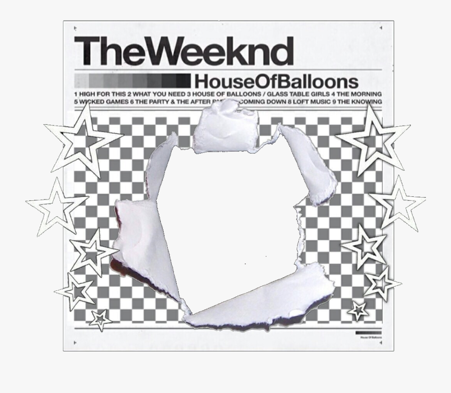 #theweeknd #abel #abeltesfaye #newspaper #frame #whiteframe - Weeknd House Of Balloon Single, Transparent Clipart