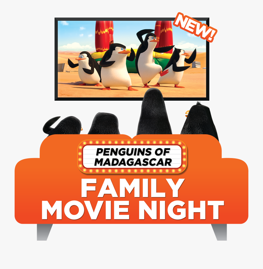 Night Clipart Family Movie - Pinguinos De Madagascar La Pelicula, Transparent Clipart
