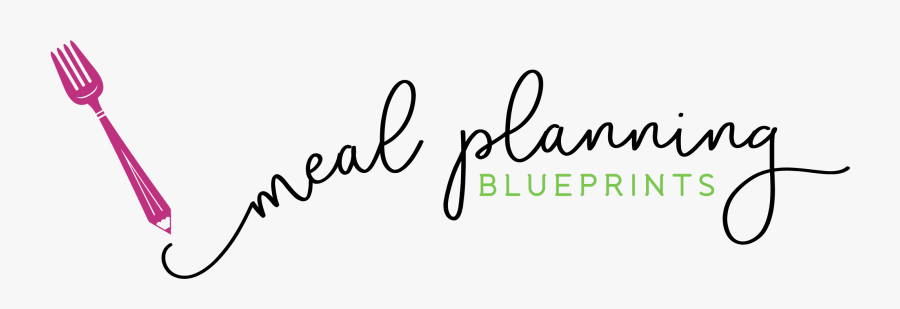 Meal Planning Blueprints - Calligraphy, Transparent Clipart