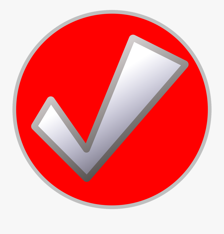 Tick Button Approved Free Picture - Clip Art, Transparent Clipart