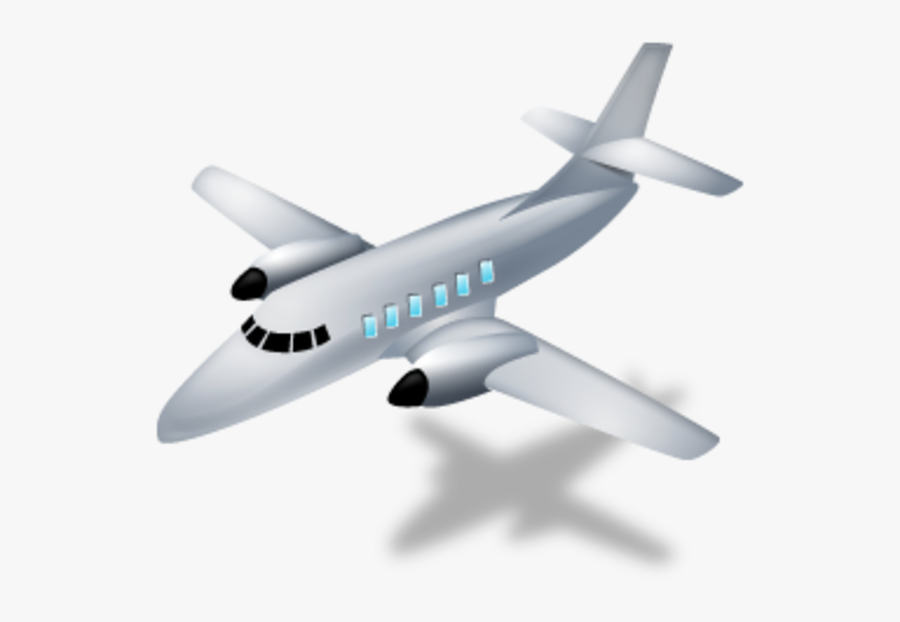 Transparent Plane Crash Clipart - Airplane Icon, Transparent Clipart