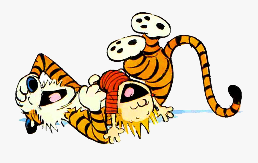 Download Calvin And Hobbes Photos Hq Png Image - Calvin And Hobbes Laughing, Transparent Clipart