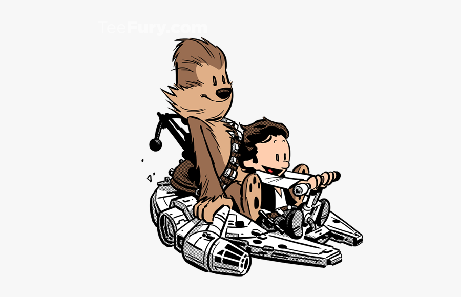 Calvin And Hobbes Han Solo And Chewbacca, Transparent Clipart