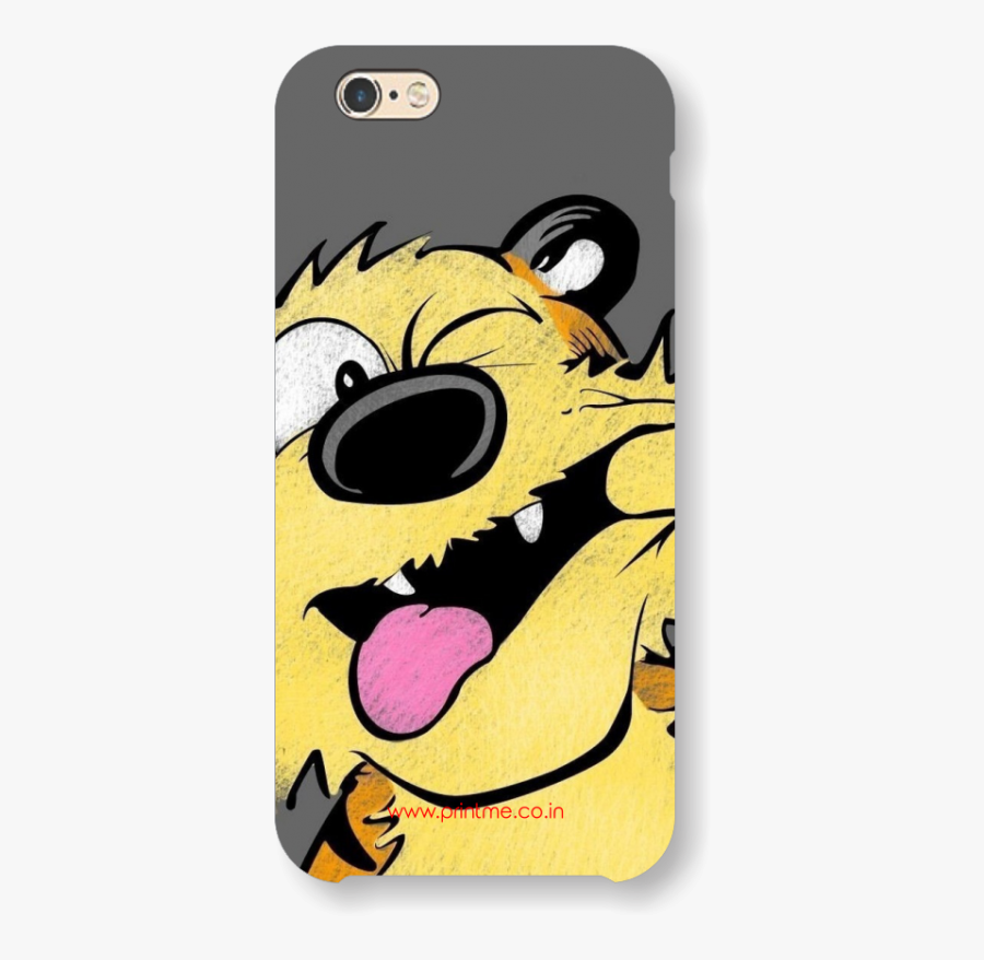 2d Cartoon Tongue Case - Hobbes From Calvin And Hobbes, Transparent Clipart