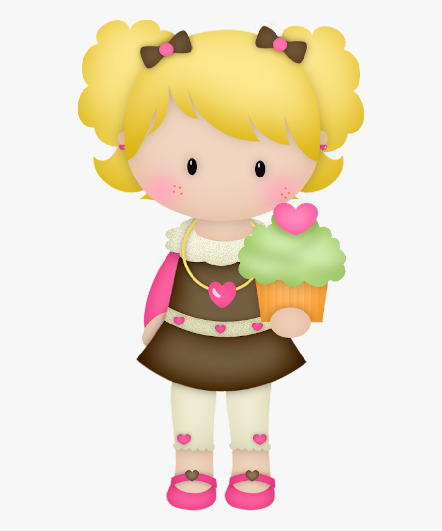 Transparent Jack And Jill Clipart - Cupcake Boneca Desenho, Transparent Clipart