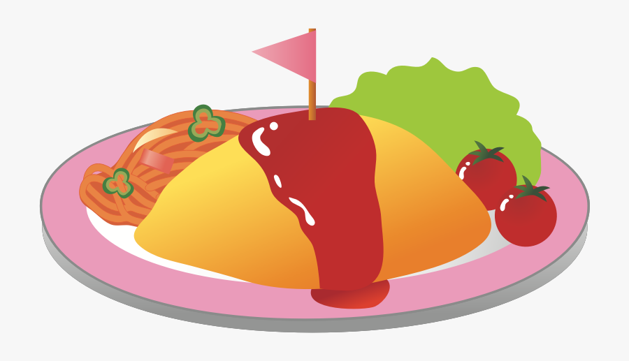 Omurice Clipart Food Png, Transparent Clipart