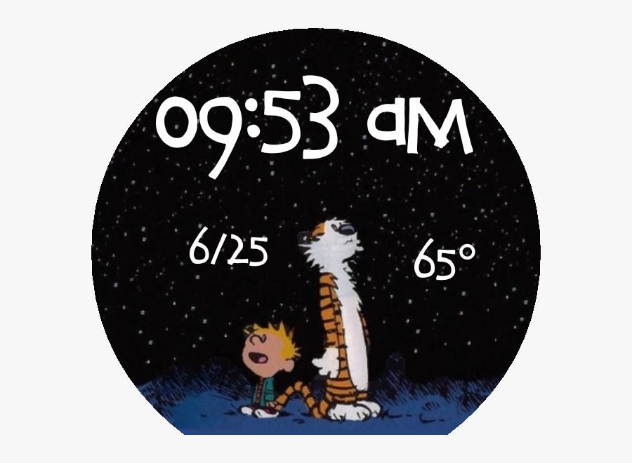 Calvin And Hobbes Stars - Calvin And Hobbes Looking Up, Transparent Clipart