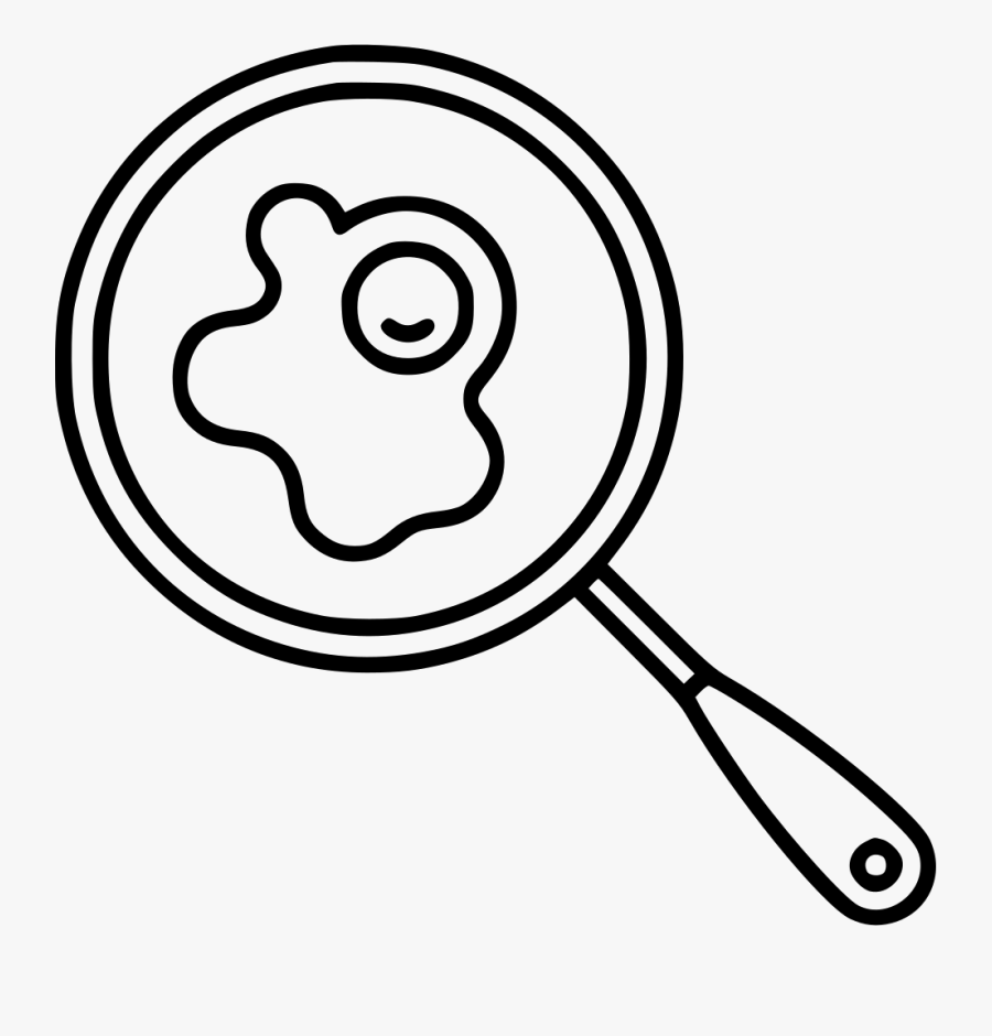 Omelet - Omelet Black And White, Transparent Clipart