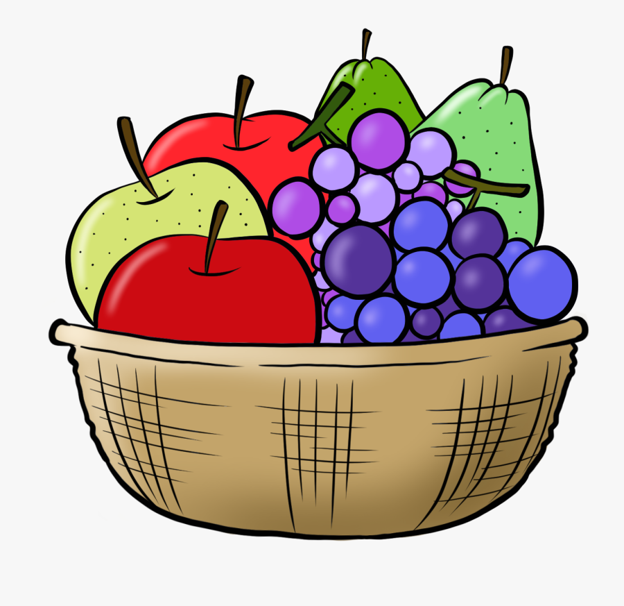 Comida, Frutas Bebidas Etc - ภาพ ผล ไม้ ใน ตะกร้า, Transparent Clipart