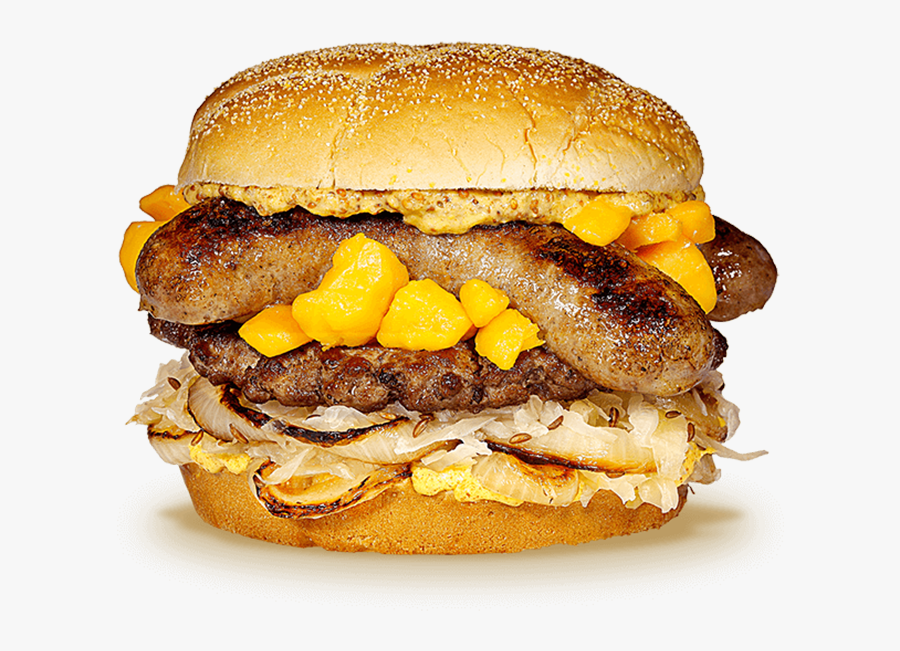 Wisconsin Cheese Curd Burger, Transparent Clipart
