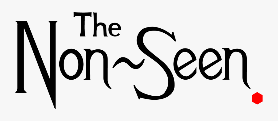 The Non-seen Logo - Calligraphy, Transparent Clipart